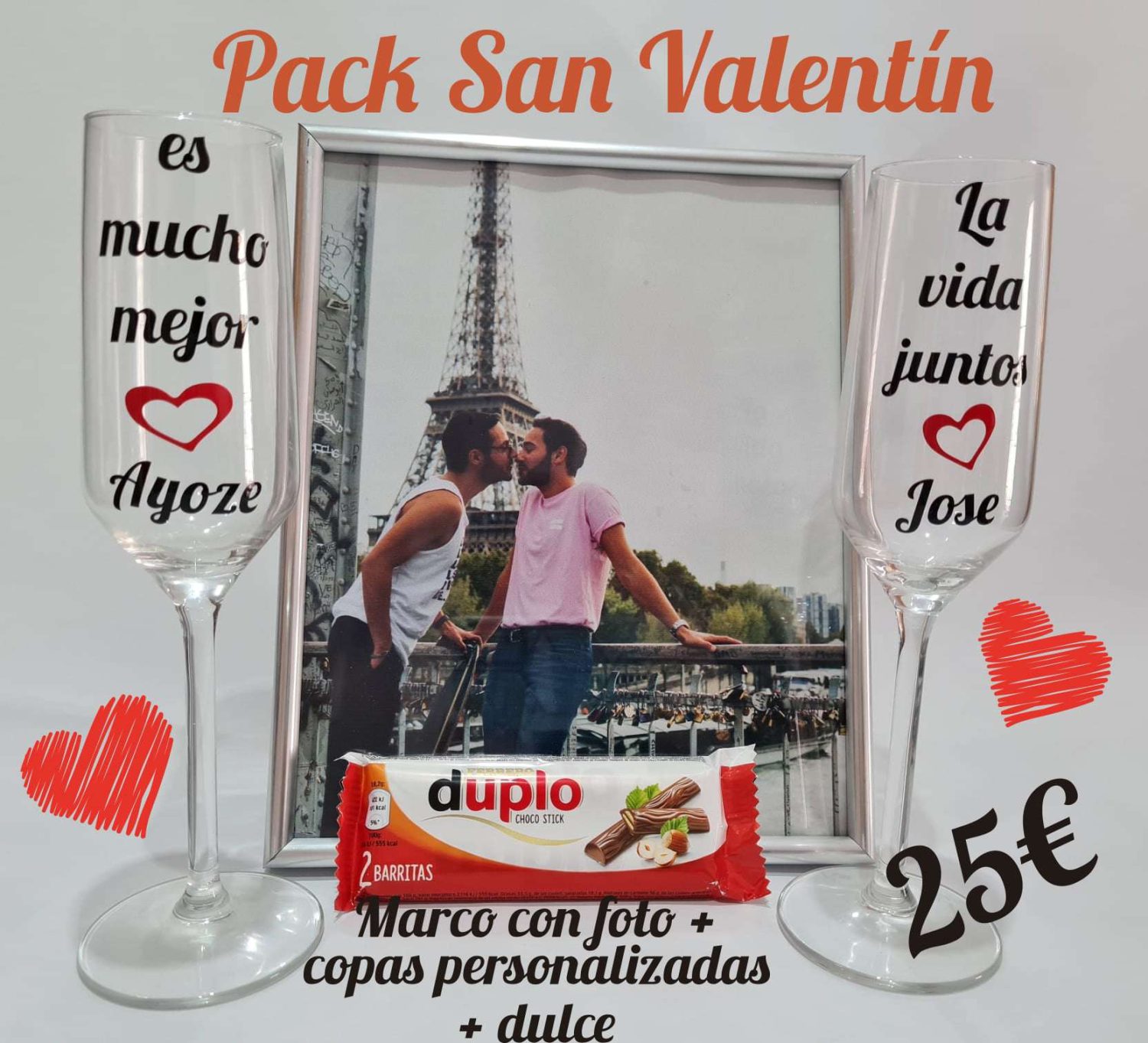 Pack San Valentin para el dia de los enamorados El y El