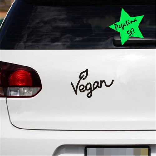 Pegatinas coches animales vegan - Vinilos Decorativos Tenerife